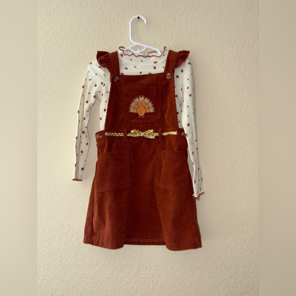 Little Lass Thanksgiving Outfit Two Piece